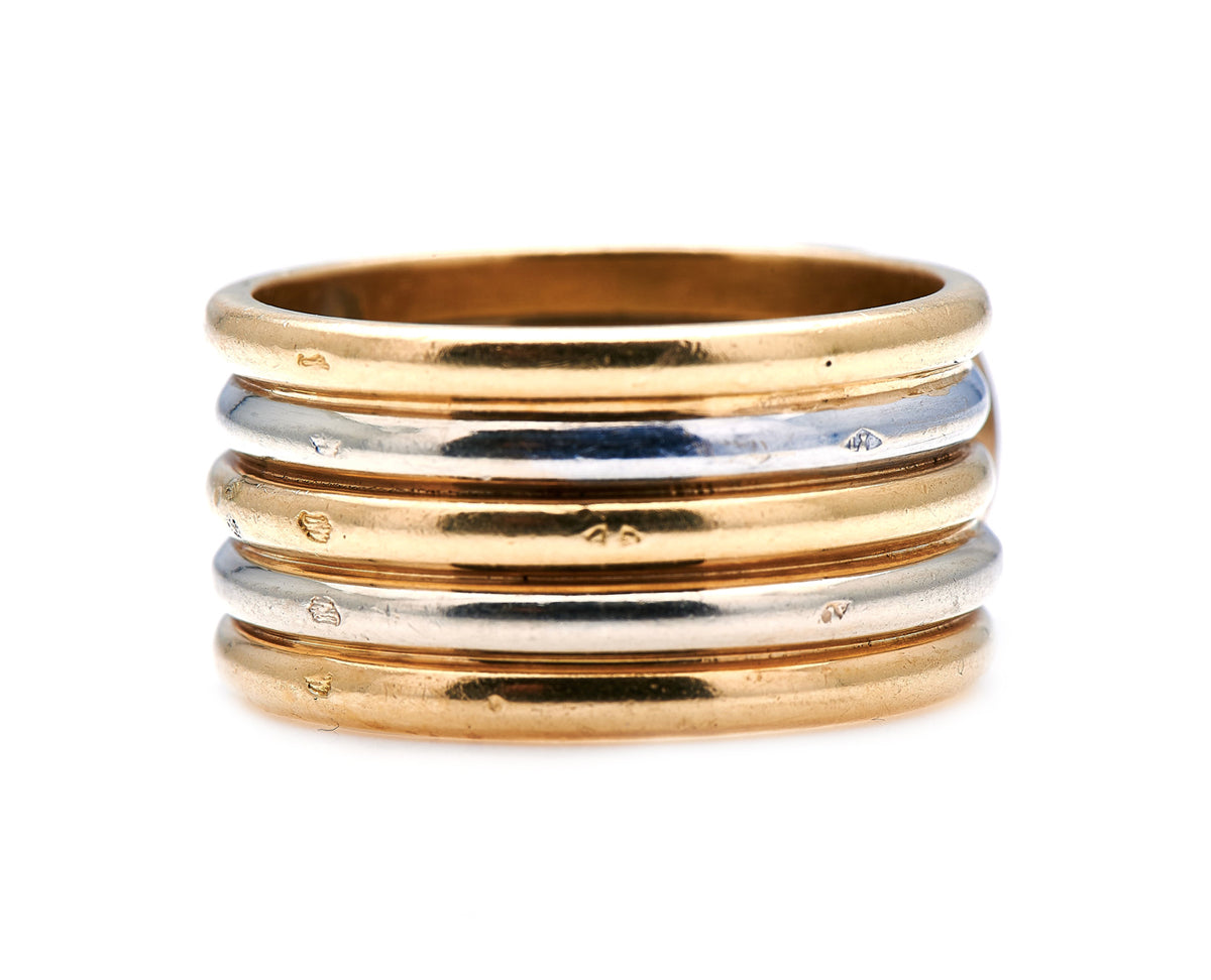 18ct gold, French, sri lankan cabochon sapphire ring