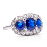 Antique | Art Deco, platinum, sapphire & diamond ring