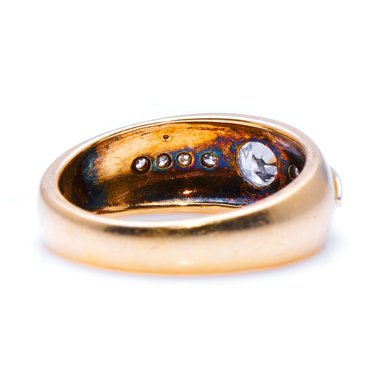 Art Deco, 14k gold, diamond ring