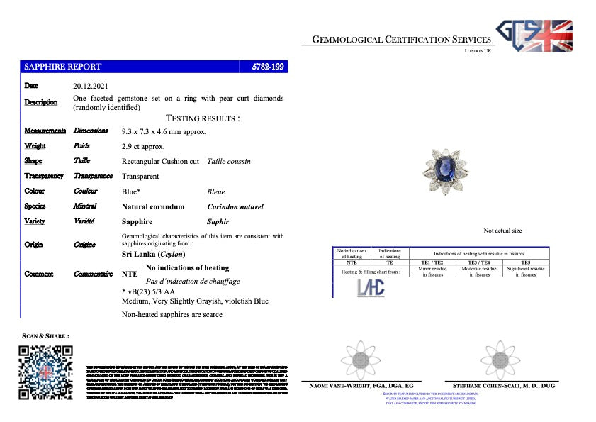 Vintage, platinum, sapphire and diamond ring