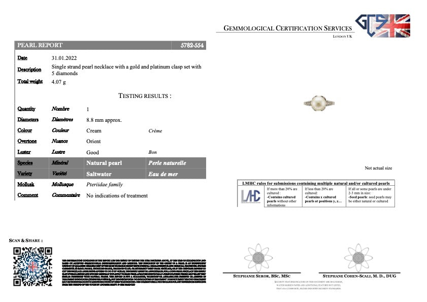 Belle Époque, natural pearl & diamond ring