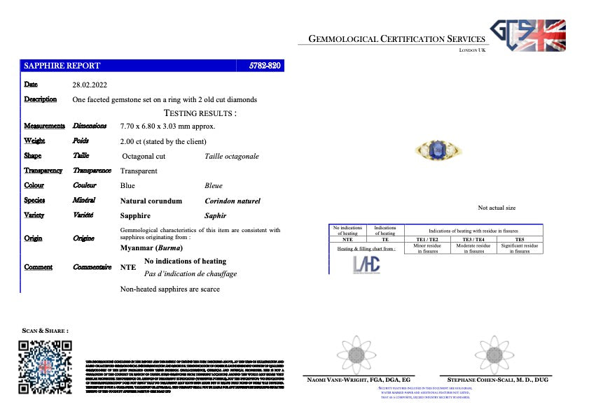 Victorian, Burmese sapphire & diamond ring