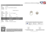 Vintage, Art Deco natural pearl & diamond cluster ring, platinum