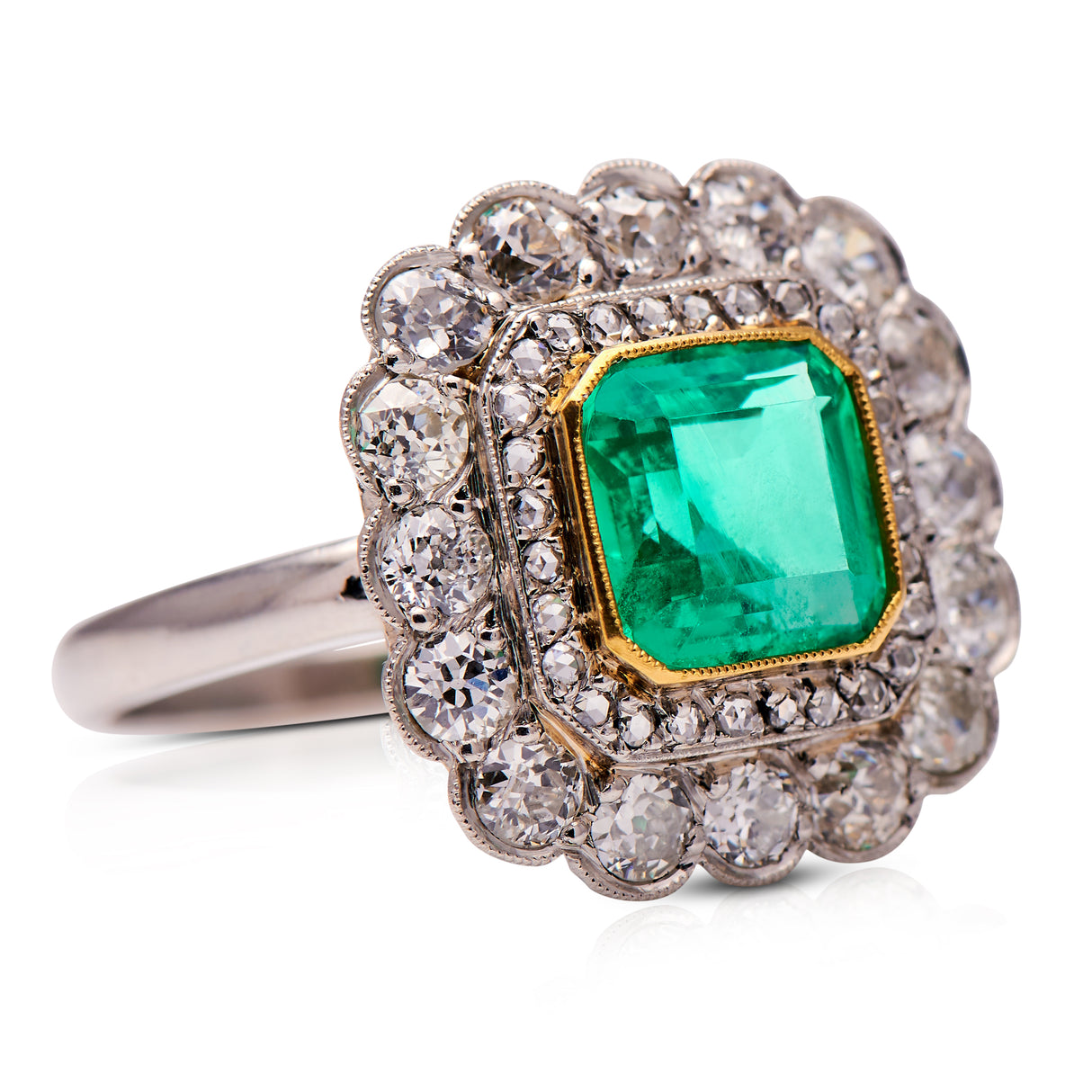 Emerald Antique Engagement Rings Diamond Engagement Rings Emerald Engagement Rings Antique Rings Antique Ring Boutique Vintage Engagement Rings Antique Engagement Rings Antique Jewellery company Vintage Jewellery