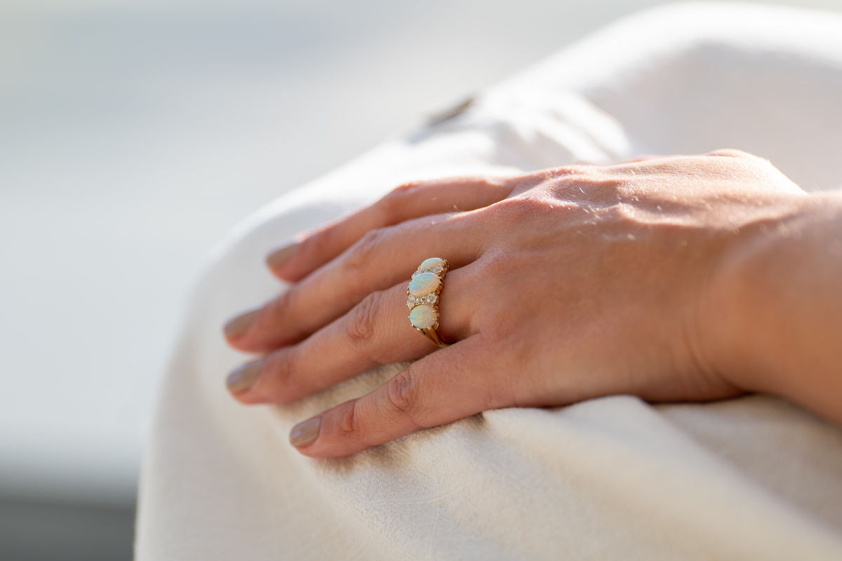 Opal Antique Engagement Rings | Opal Engagement Rings | Diamond Engagement Rings | Antique Rings | Antique Ring Boutique | Vintage Engagement Rings | Antique Engagement Rings | Antique Jewellery company | Vintage Jewellery