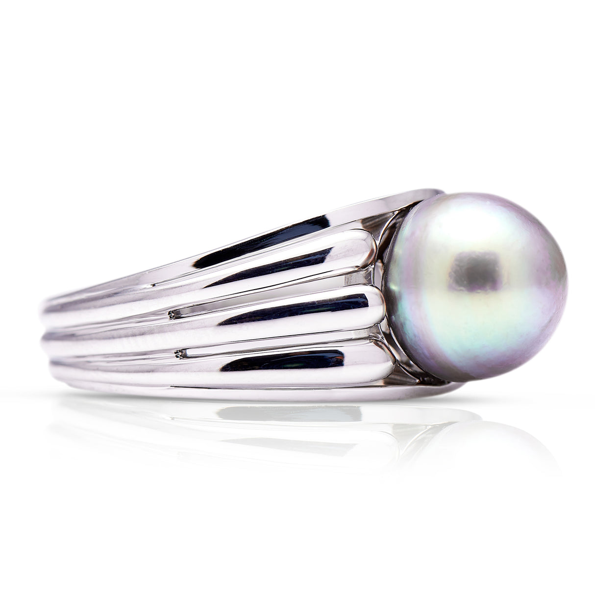 A rare design | Art Deco, 1920s natural pearl ring