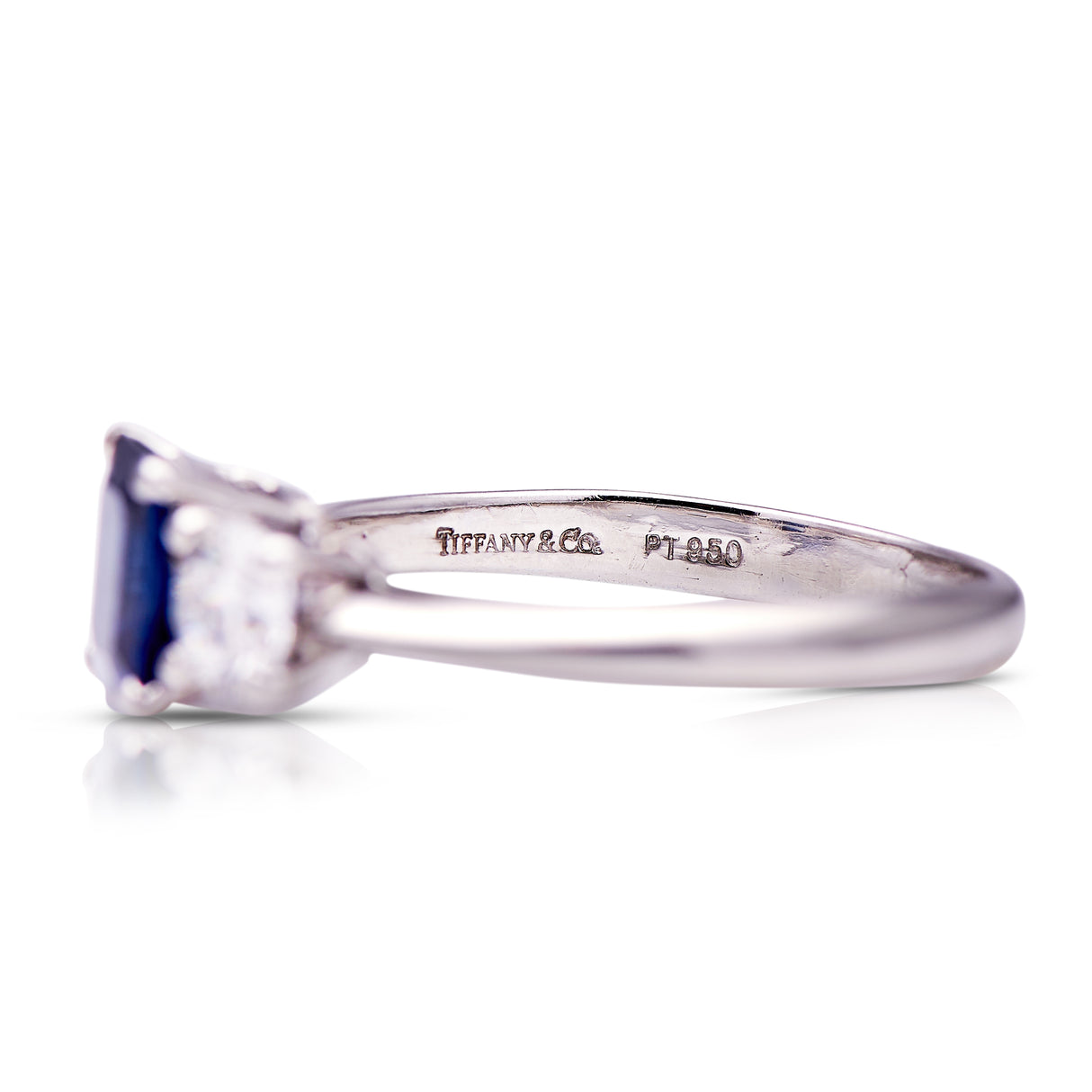 Tiffany&co | vintage, sapphire and diamond engagement ring