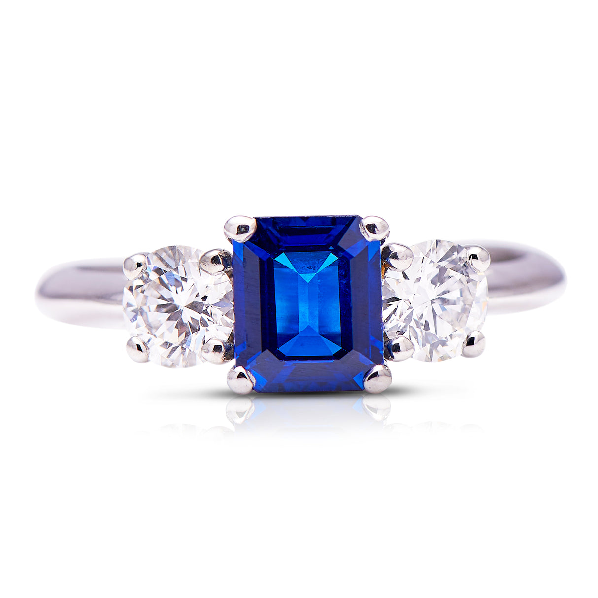 Tiffany&co | vintage, sapphire and diamond engagement ring