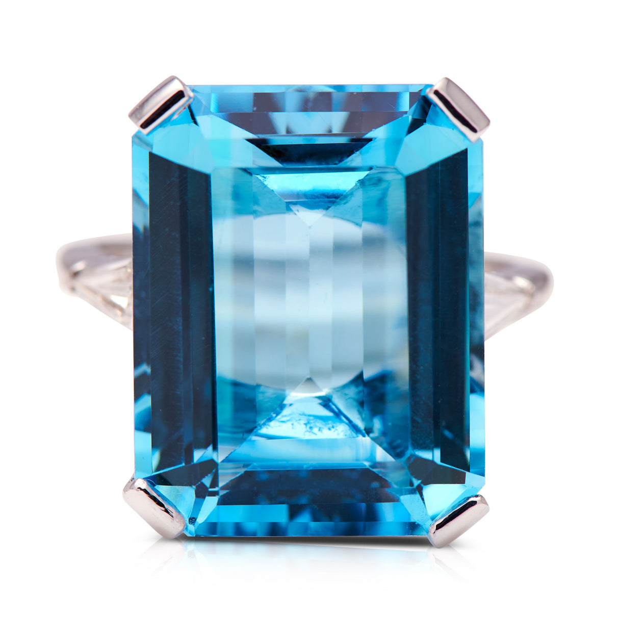 Belle-Époque-Aquamarine-Platinum-Diamond-Ring-Antique-Vintage