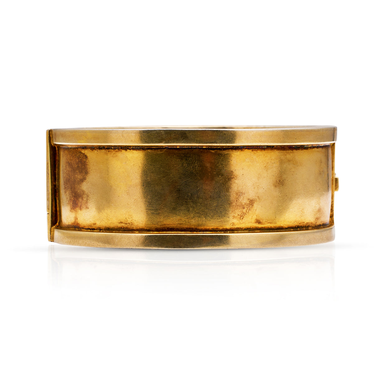 Sapphire, garnet, rock crystal, citrine and amethyst bangle, silver-gilt