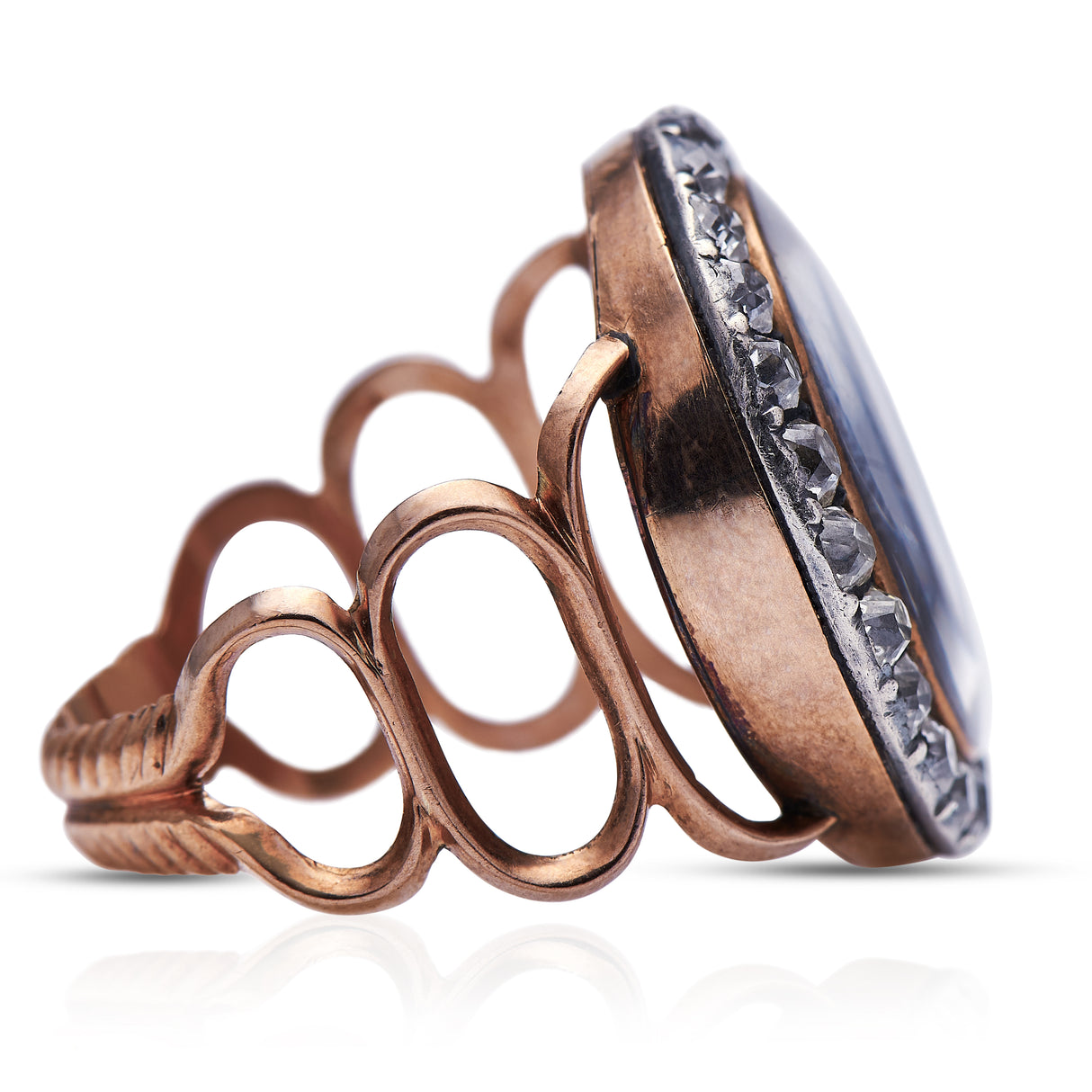 Antique Engagement Rings | Antique Ring Boutique | Vintage Engagement Rings | Antique Engagement Rings | Antique J18th Century, Georgian, Portrait Diamond Ringewellery company | Vintage Jewellery