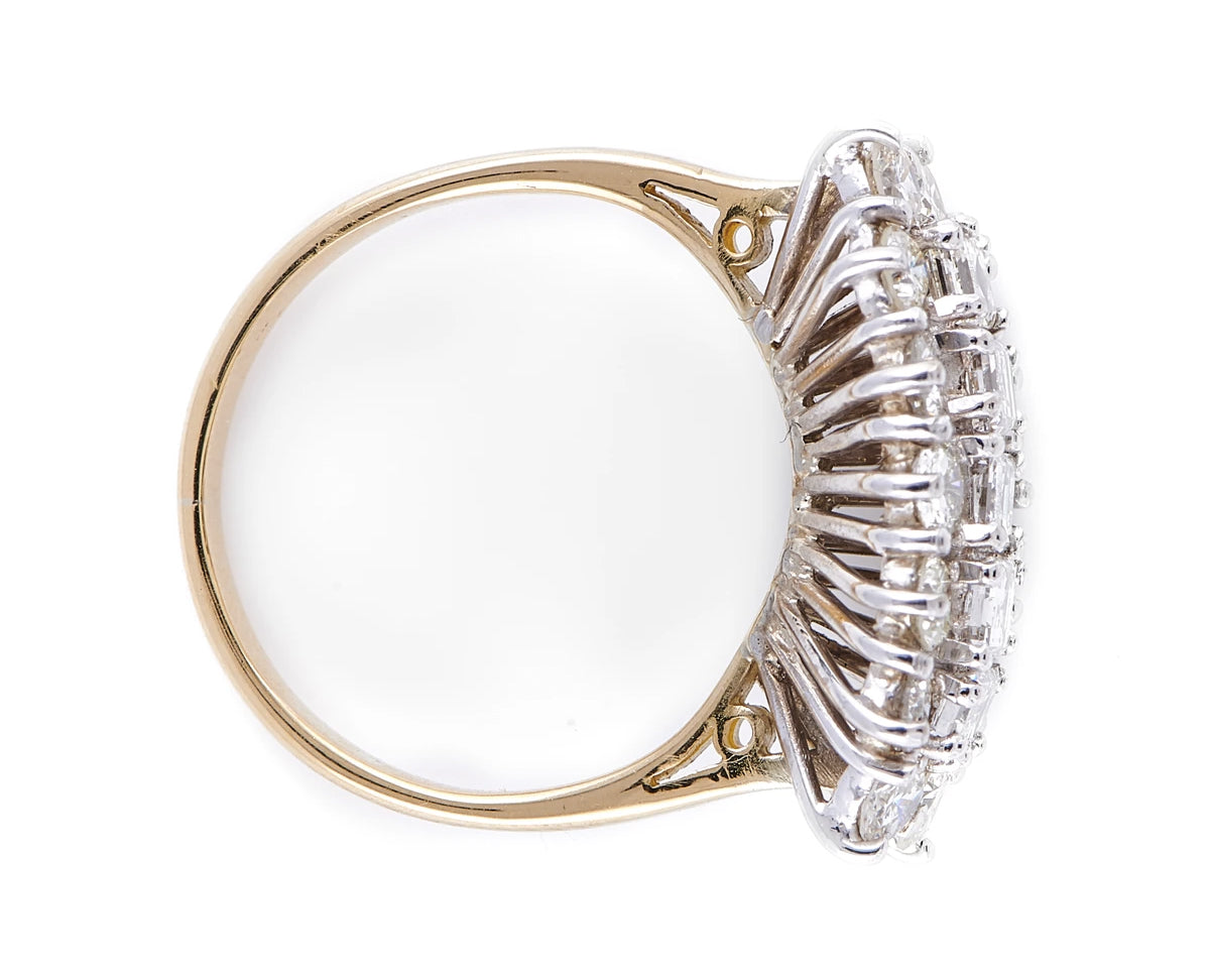 Vintage, 18ct Gold, Platinum, Diamond Cluster Ring Antique Ring Boutique | Untreated Gemstone Rings | Antique Rings | Antique Jewellery Company | | Art Deco | Vintage Jewelry | Antique Engagement Rings | Art Deco Rings | Antique Rings | Antique Jewellery Company | Antique Jewelry | Vintage Jewellery