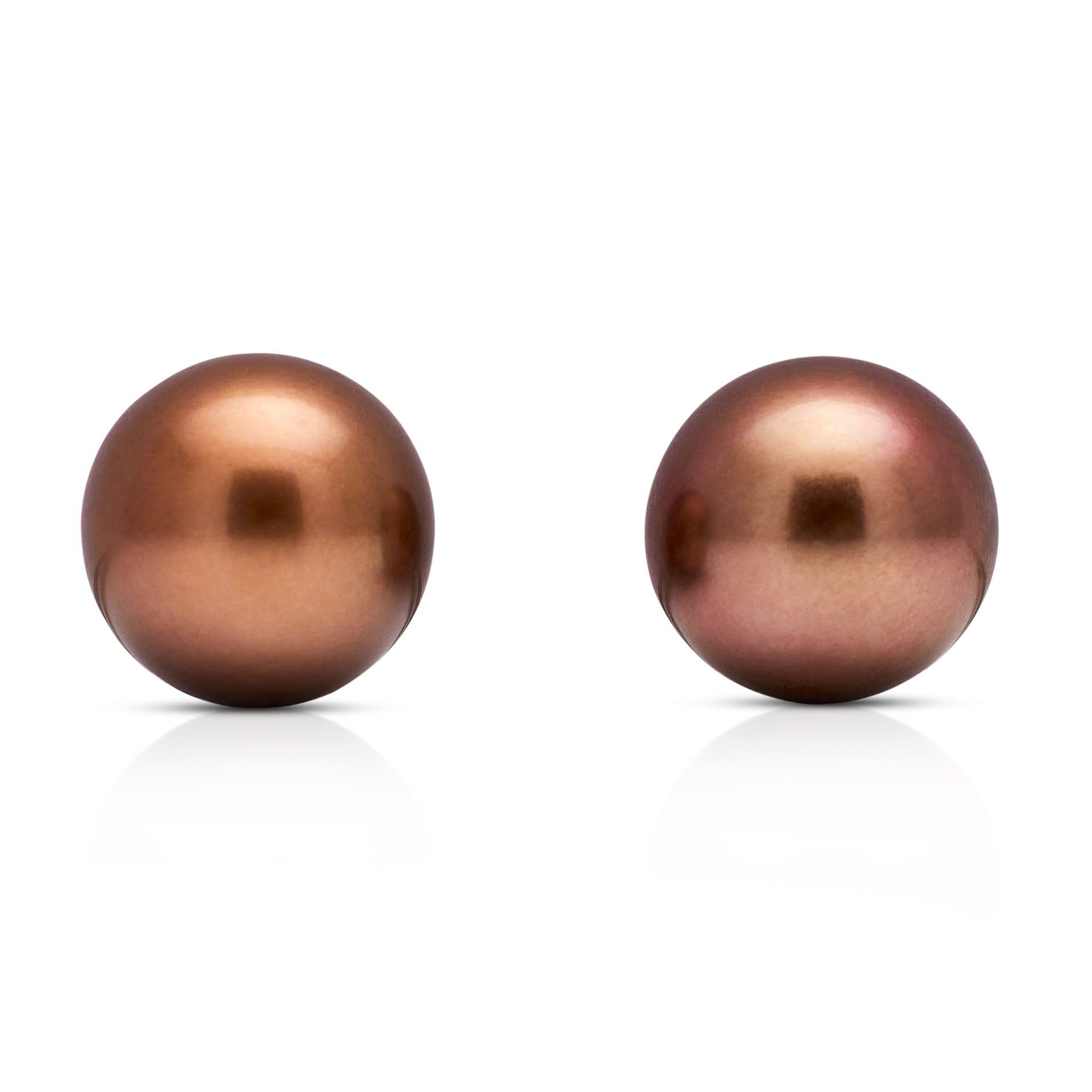 Chocolate pearl earrings online