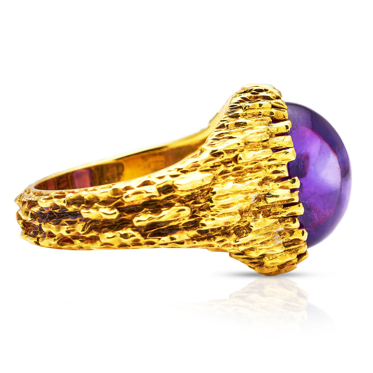 Vintage Tiffany & co, cabochon amethyst ring, circa 1980