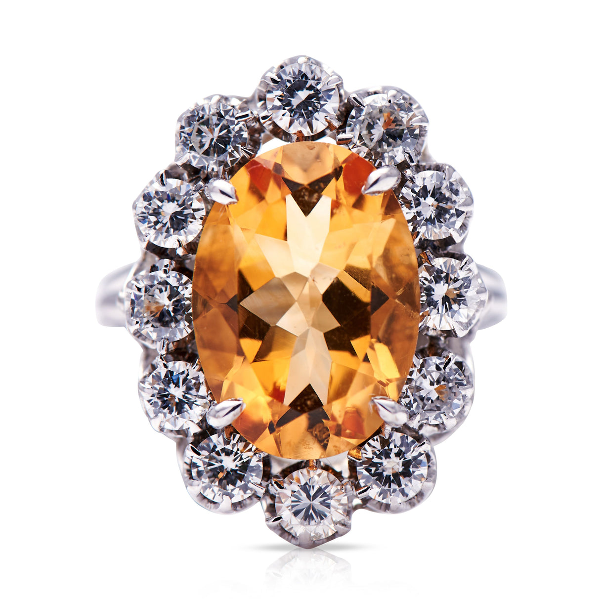 Vintage-Gold-Citrine-White-Gold-Diamond-Ring-Antique-Boutique-Cocktail