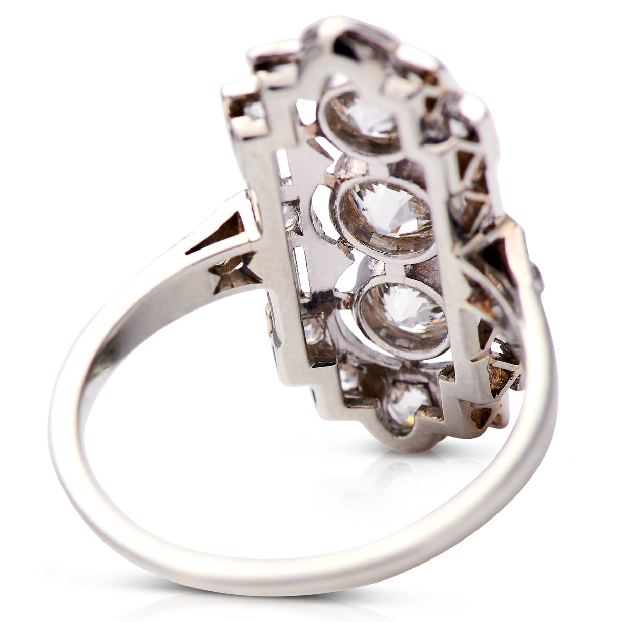 Art Deco, 1920s, Old-Cut Diamond Plaque RingAntique_Rings | Vintage_rings | Antique Engagement Rings | Antique Ring Boutique | Vintage Engagement Rings | Antique Engagement Rings | Antique Jewellery company | Vintage Jewellery 