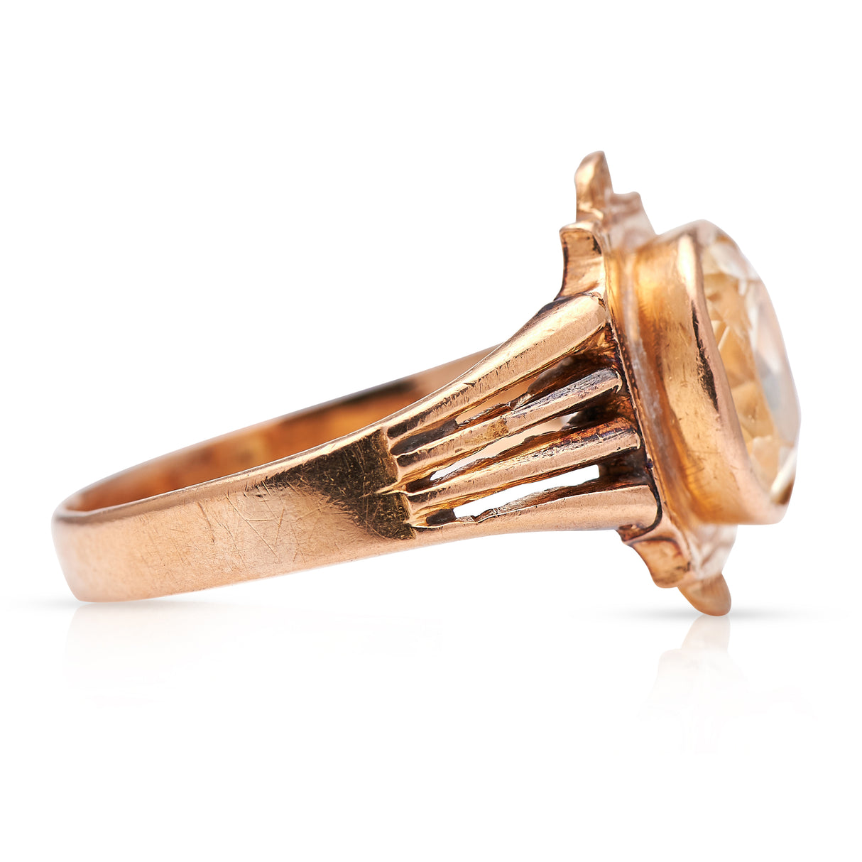 Antique Engagement Rings | Antique Ring Boutique | Vintage Engagement Rings | Antique Engagement Rings | Antique Jewellery company | Vintage Jewellery Victorian, 18ct Yellow Gold, Yellow Sapphire Ring