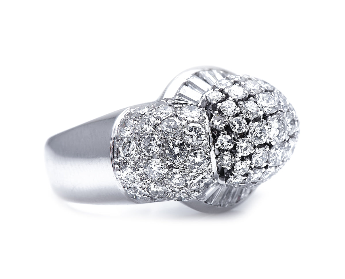 Vintage, 18ct White Gold, Large Diamond Ring |Antique Ring Boutique | Sustainable Antique Rings | Rare Antique Rings | Bespoke Untreated Vintage Antique Rings | An Antique Jewellery Company