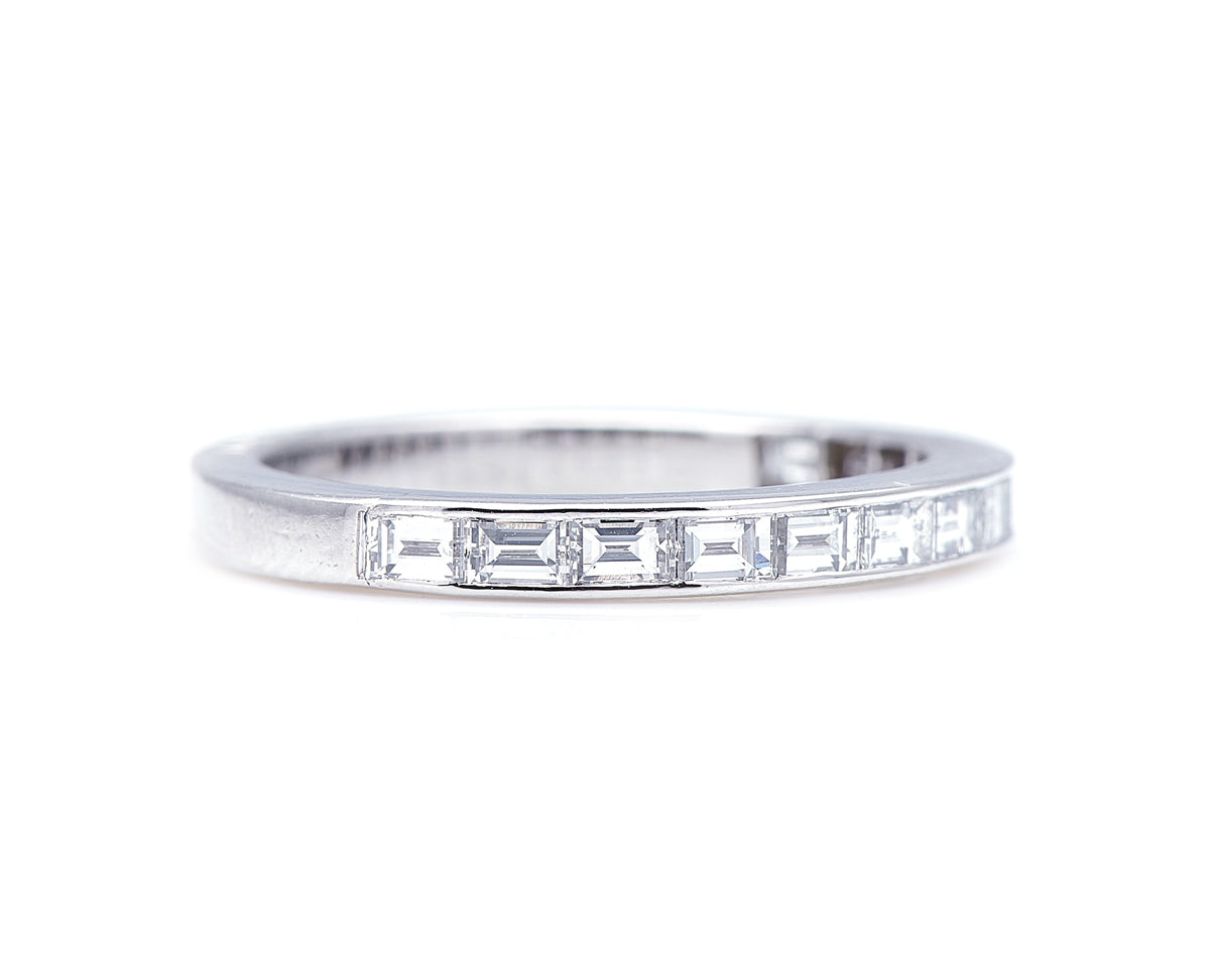 Vintage, Chaumet Diamond Half-Eternity Ring | Antique Rings | Antique Ring Boutique | Vintage Enragement Rings