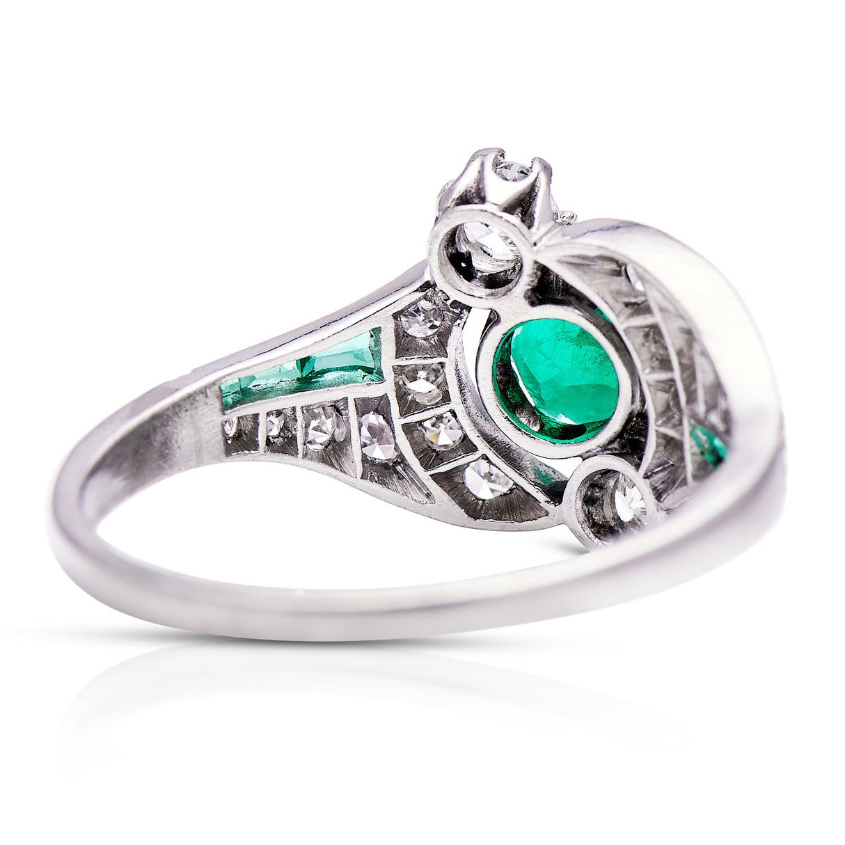 Art Deco, Platinum, Emerald and Diamond Ring | Vintage Engagement Rings | Antique Engagement Ring | Antique Rings | Vintage Rings Emerald collection Emerald rings. Emerald ring. Emerald and diamond rings. Emerald engagement ring. Emerald engagement rings. Emerald and diamond engagement ring. Emerald and diamond engagement rings. Platinum emerald ring. Antique emerald ring.
