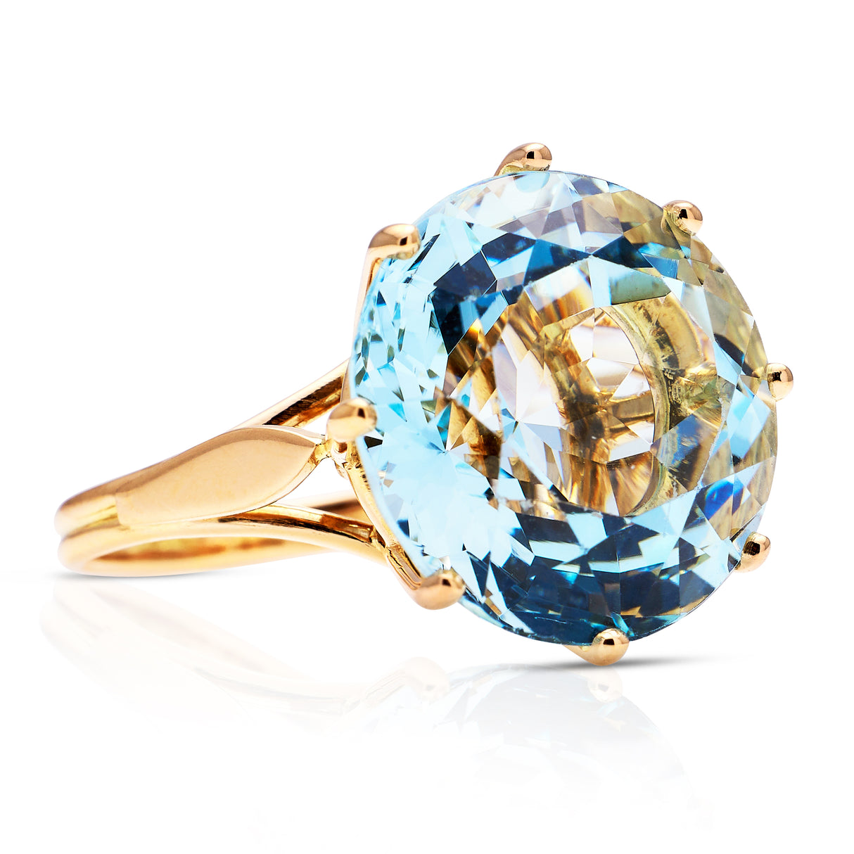 Vintage+aquamarine+ring