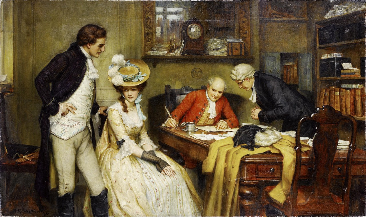 A very Victorian marriage proposal