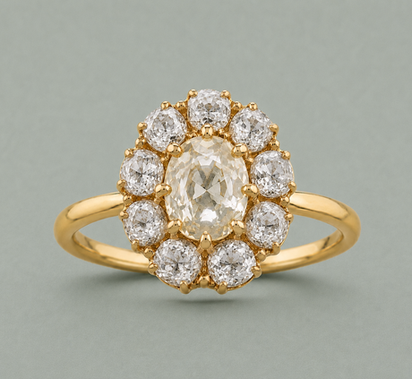 All cluster, halo and daisy rings