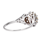 Antique, 2.2ct Round-Cut Diamond Solitaire Engagement Ring, Platinum