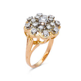Vintage diamond cluster ring