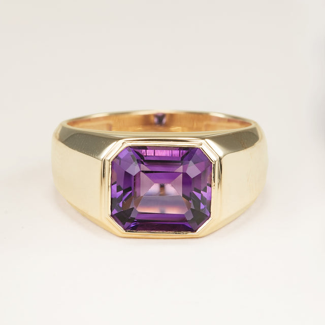 Vintage, amethyst chunky band