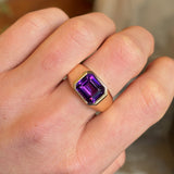 Vintage, amethyst chunky band