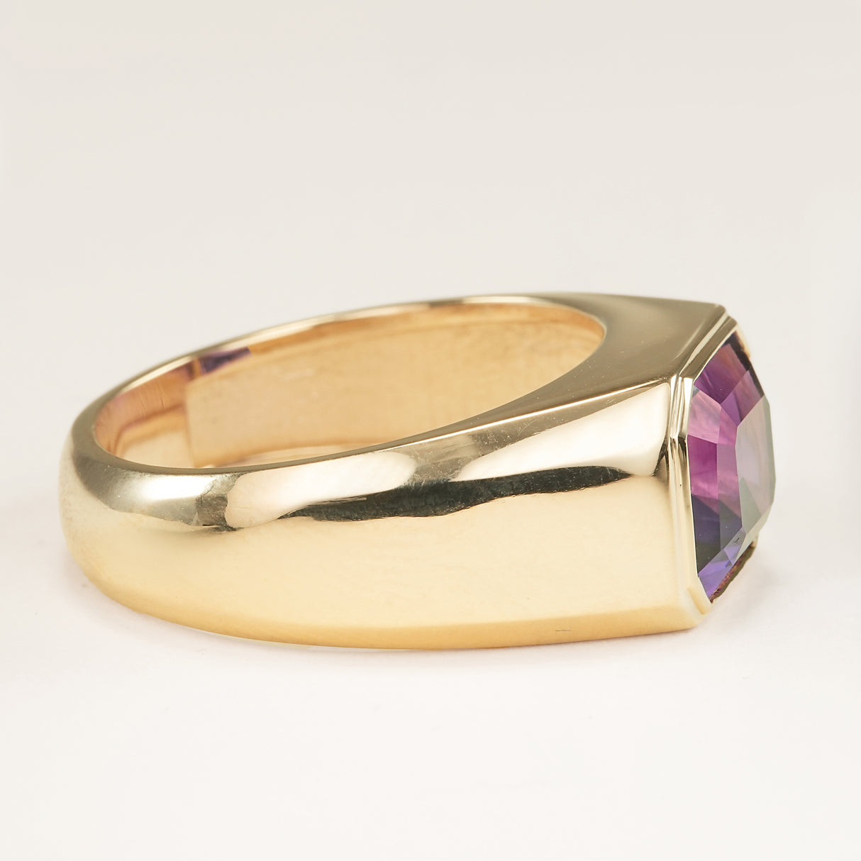 Vintage, amethyst chunky band