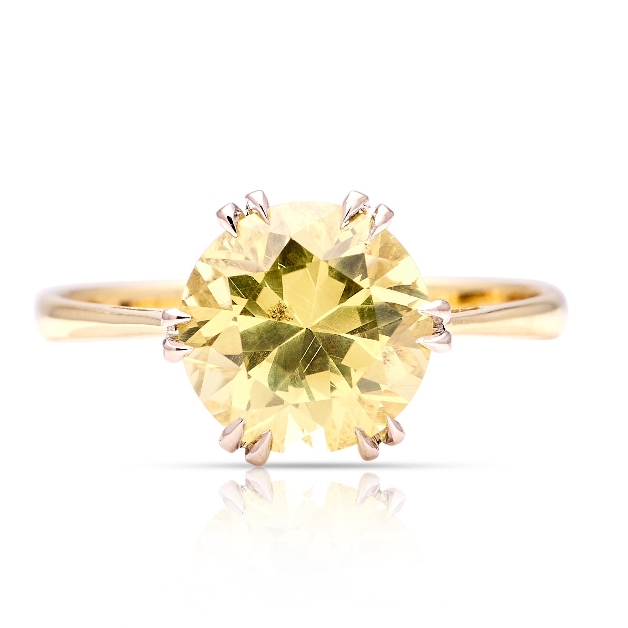 Vintage, 1980s single-stone chrysoberyl ring – Antique Ring