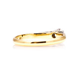 Antique, Edwardian old-cut solitaire diamond engagement ring