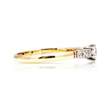 Antique, Edwardian old-cut solitaire diamond engagement ring