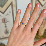 Vintage, Art Deco sapphire & diamond ring