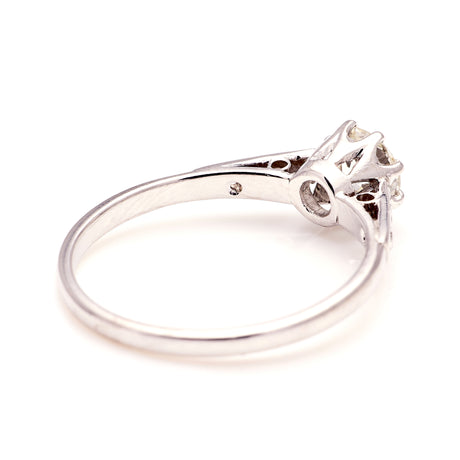 2160-Vintage, Art Deco diamond solitaire ring