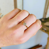 Antique, Edwardian diamond solitaire ring