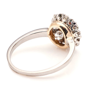 Vintage, 1930s diamond cluster ring