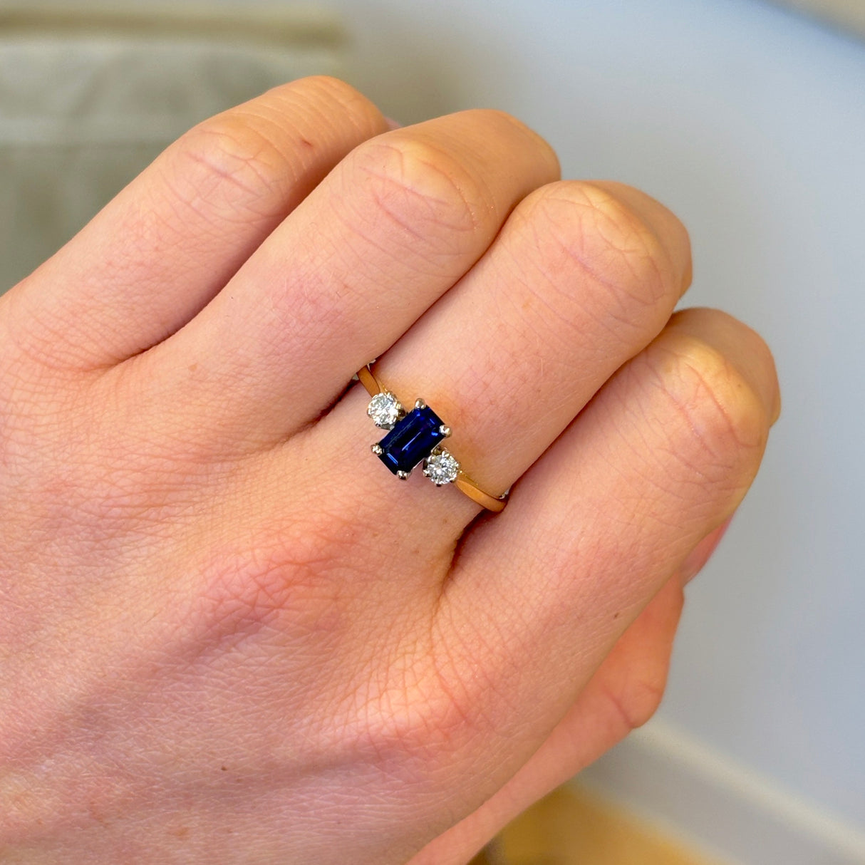 Vintage, 1980s ruby & diamond cluster ring