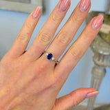 Vintage, 1980s ruby & diamond cluster ring