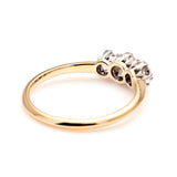 Antique, Edwardian three-stone diamond ring