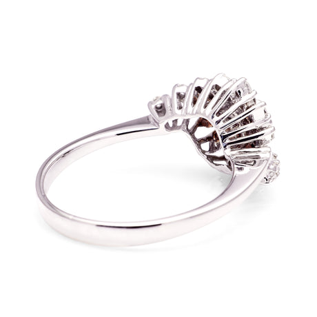 Vintage, 1950s diamond cluster ring
