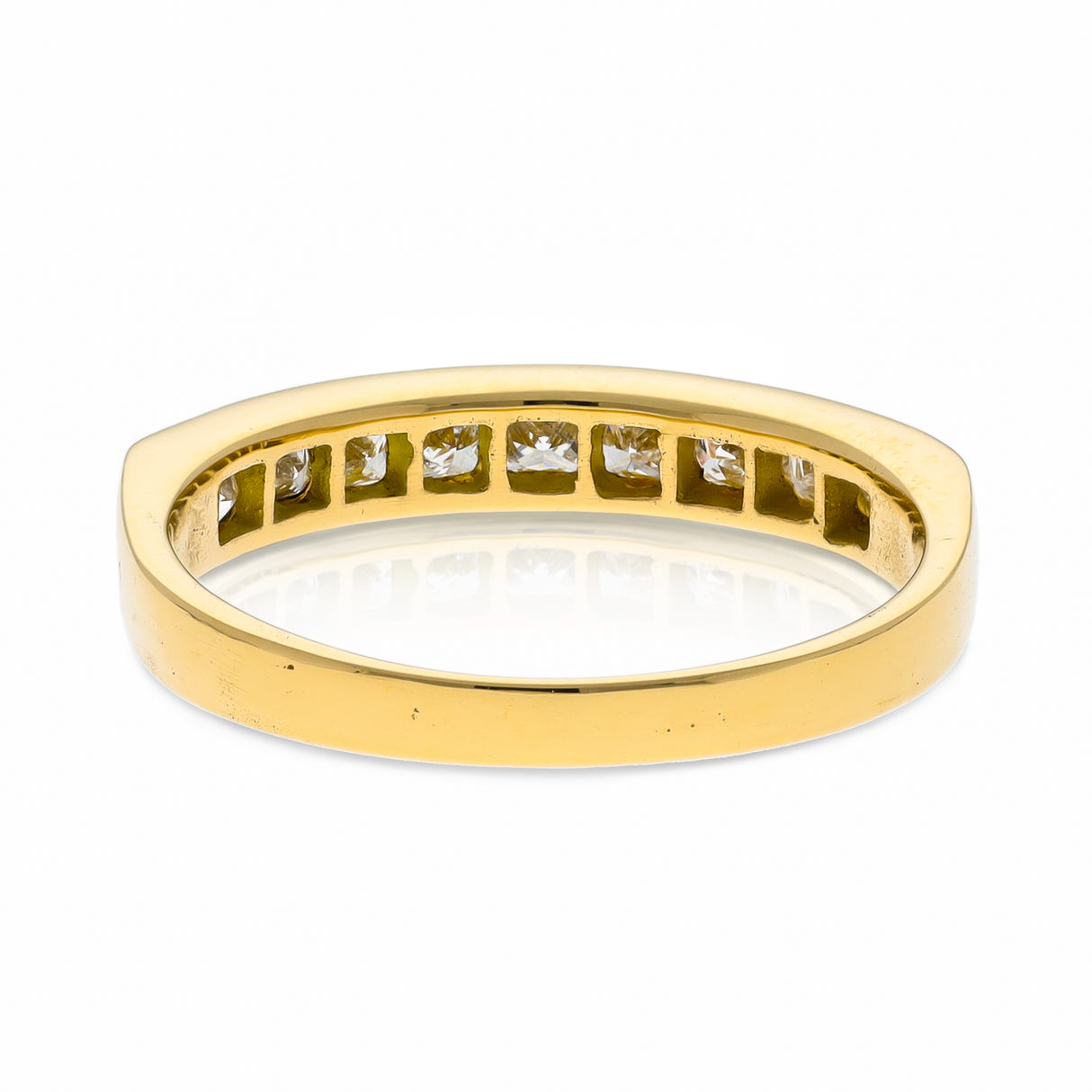 Vintage diamond half eternity ring