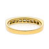 Vintage diamond half eternity ring