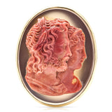 Antique, Victorian Jupiter & Juno agate cameo ring