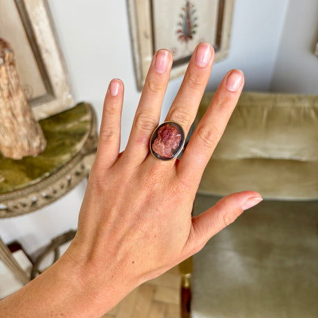 Antique, Victorian Jupiter & Juno agate cameo ring