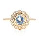Topaz engagement rings