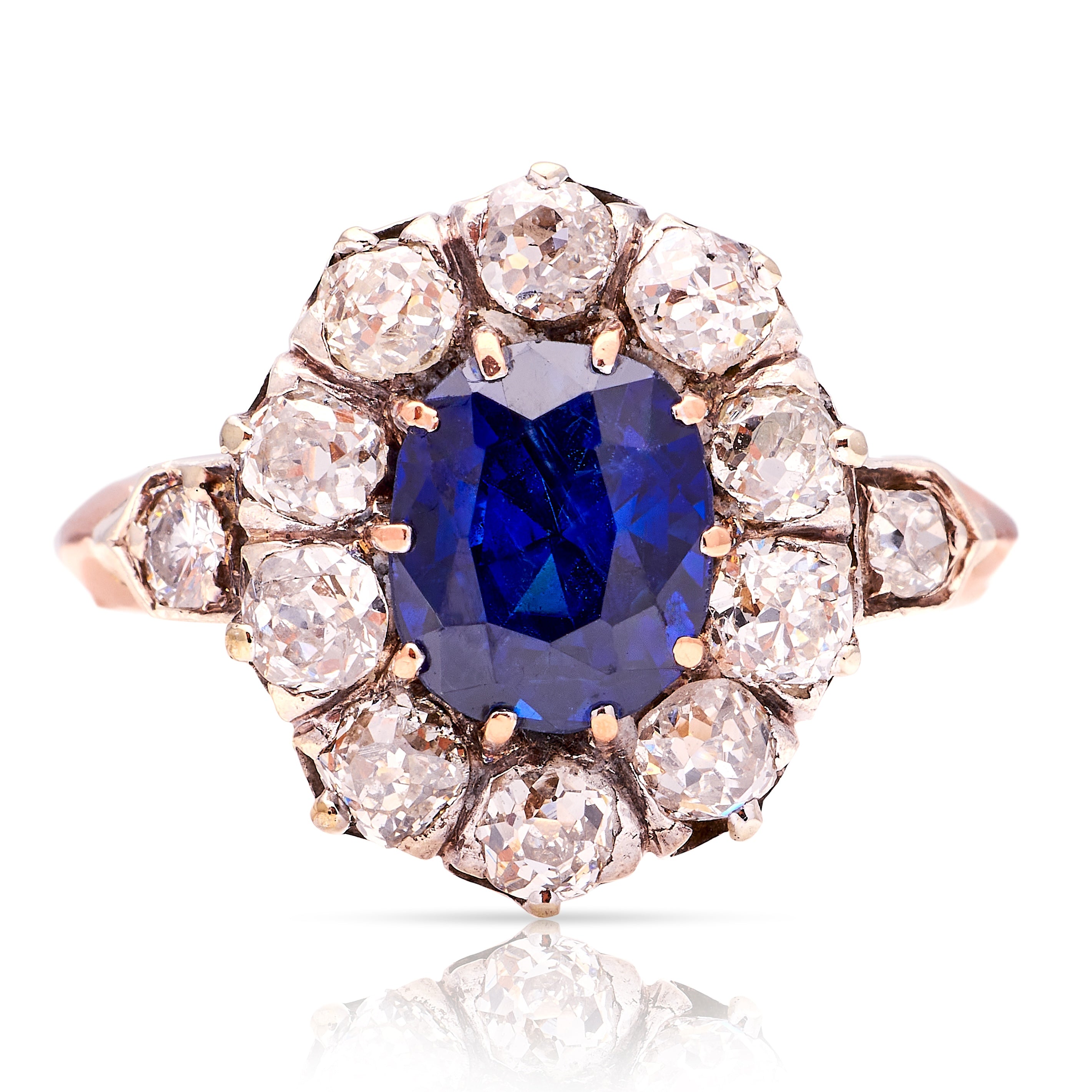 CERTIFICATE ONLY | Antique, Belle Époque sapphire & diamond