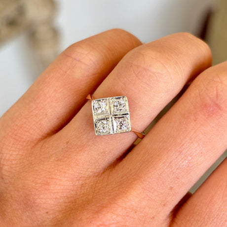 Vintage, Art Deco diamond ring